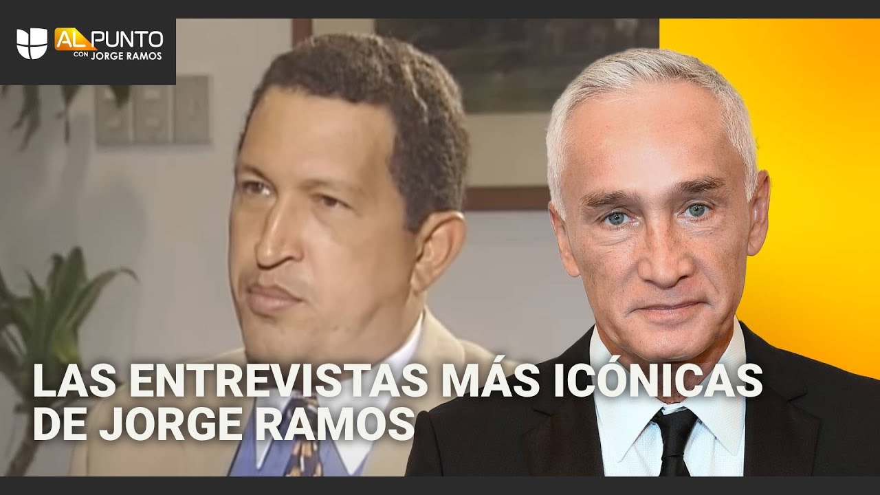 Las entrevistas más simbólicas de Jorge Ramos a lo largo de su carrera