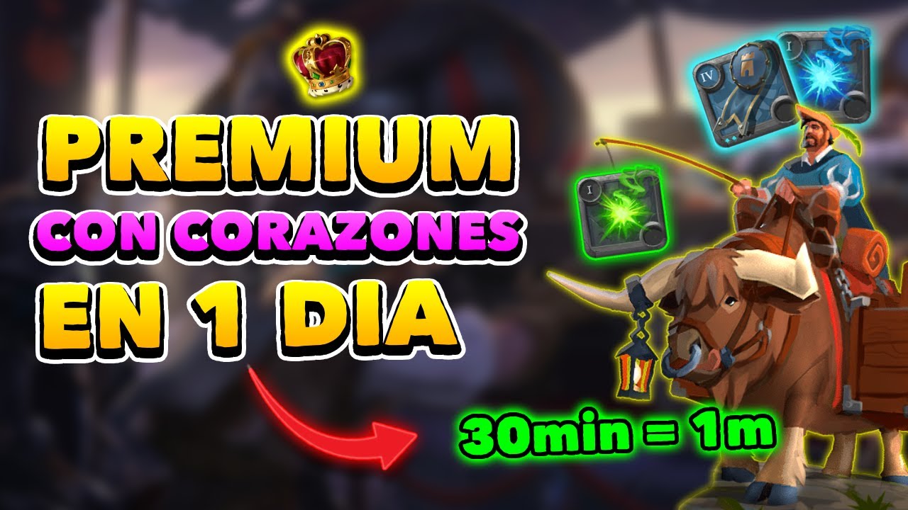 CONSIGUE TU PREMIUM EN 1 DÍA  👑  TRANSPORTE DE CORAZONES 💵   Albion Online Español | izValen