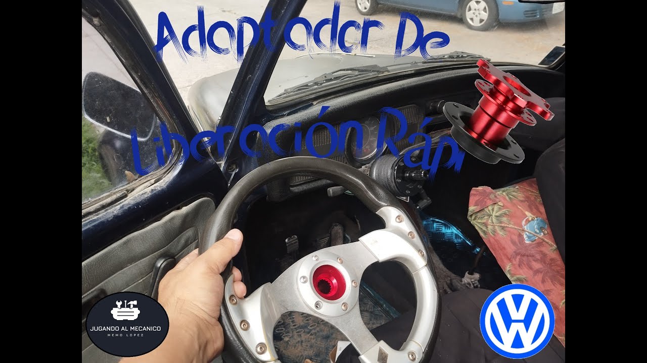 Adaptador Universal Para Volante De Coche De Liberación Rápida #vw  #vocho #fusca