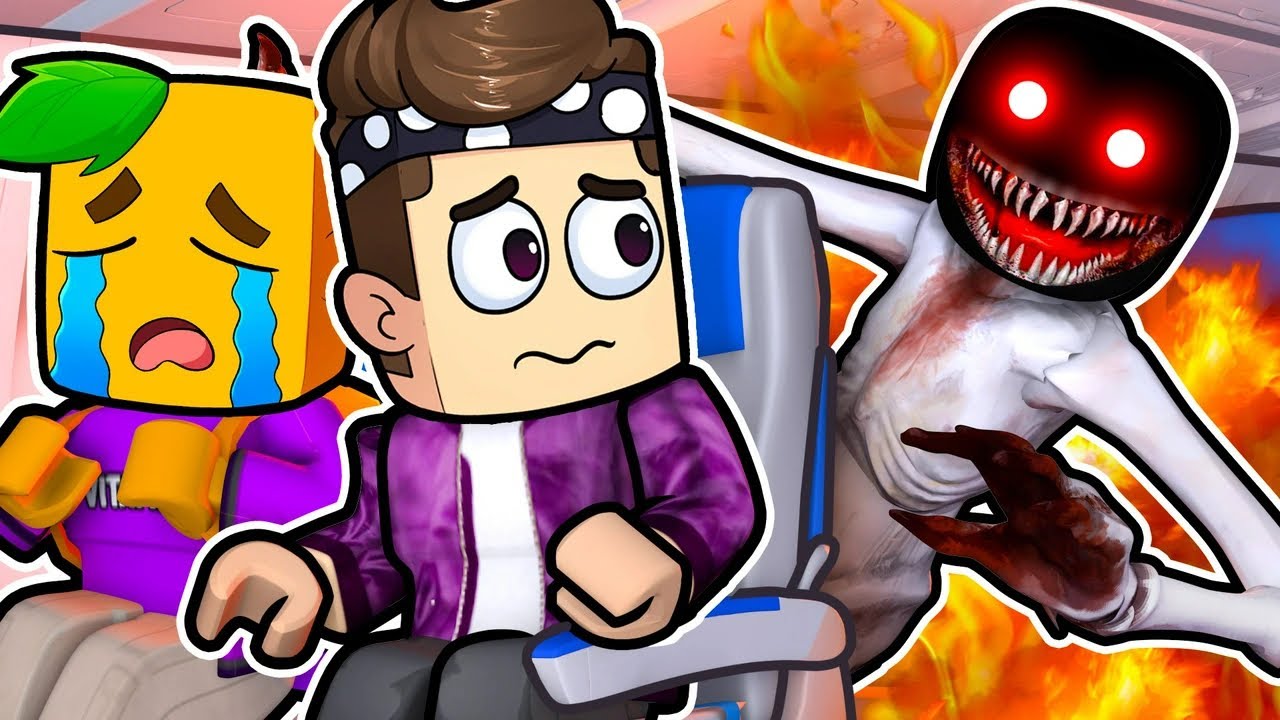 Roblox GRUSELIGER FLUGZEUG..? (ALLE ENDEN)