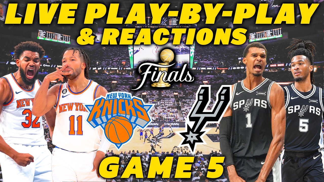 New York Knicks vs San Antonio Spurs Game 5 | Live Play-By-Play & Reactions