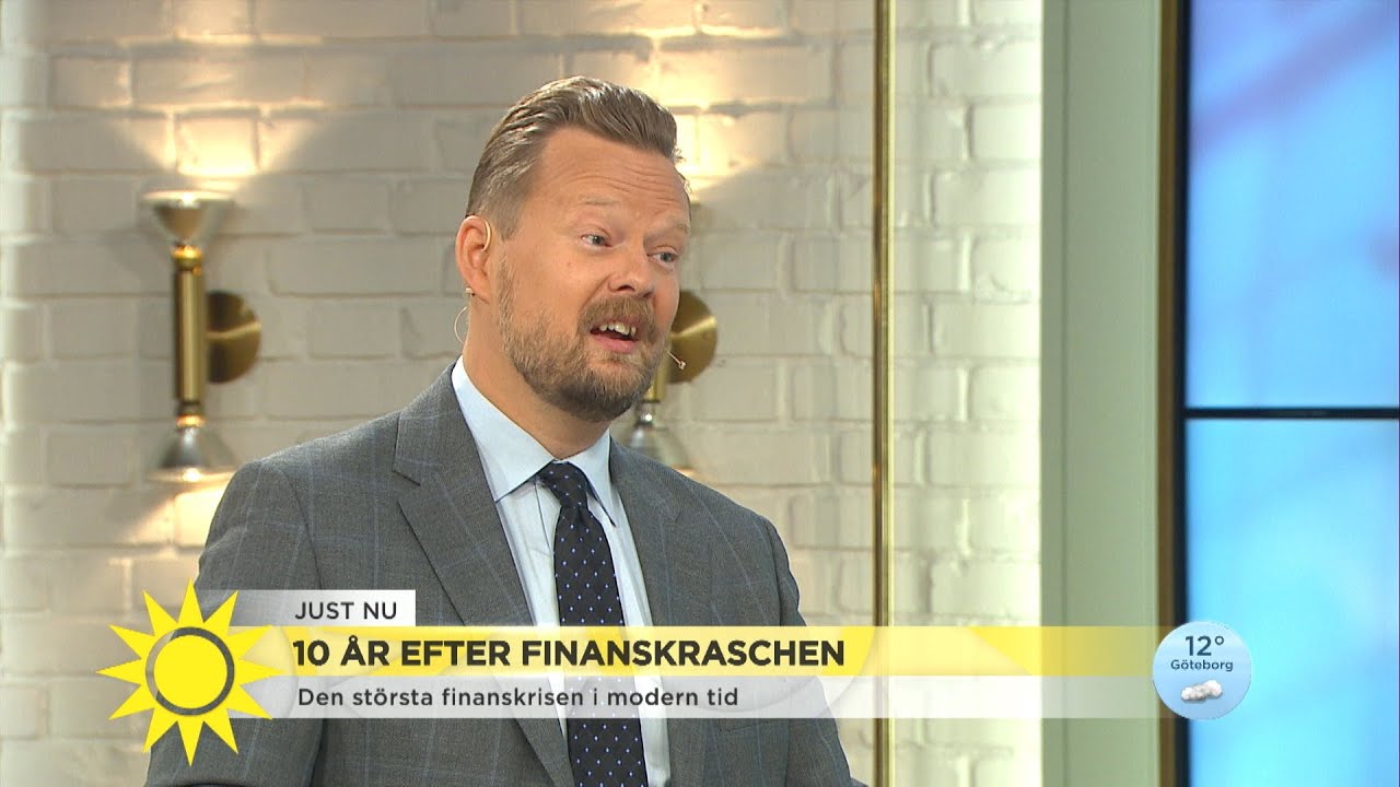 10 år sen finanskrisen – ”Vi har fått ner febern, men är vi friska?” - Nyhetsmorgon (TV4)