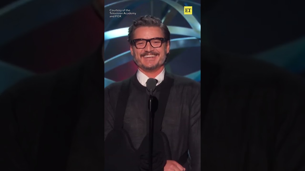 Pedro Pascal at the Emmys