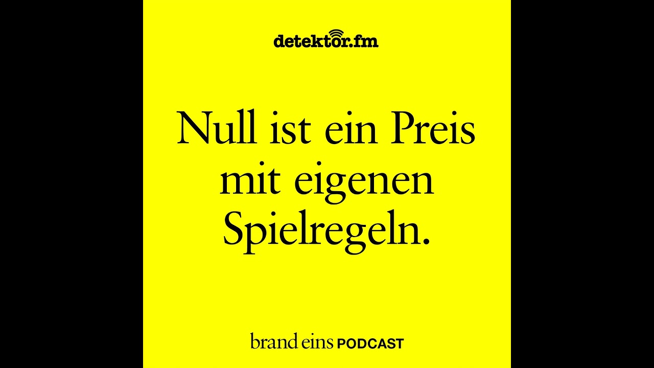 Null ist ein Preis mit eigenen Spielregeln