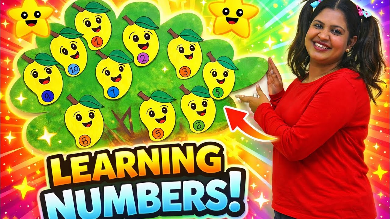 Learn Numbers 1–10 🍋 Fun Counting for Kids | Preschool Learning