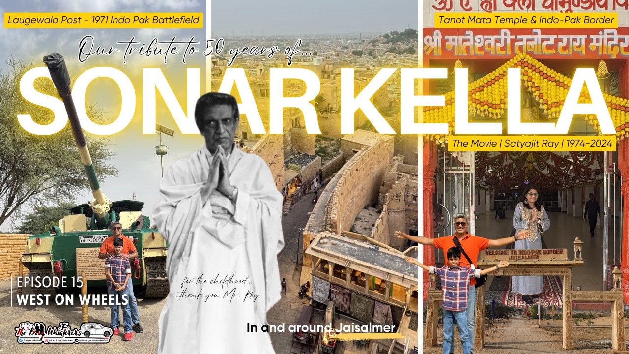 SONAR KELLA (Jaisalmer Fort) | Laungewala | Tanot | IndoPak Border EP15 | West on Wheels | TBW 🫡🇮🇳🐪
