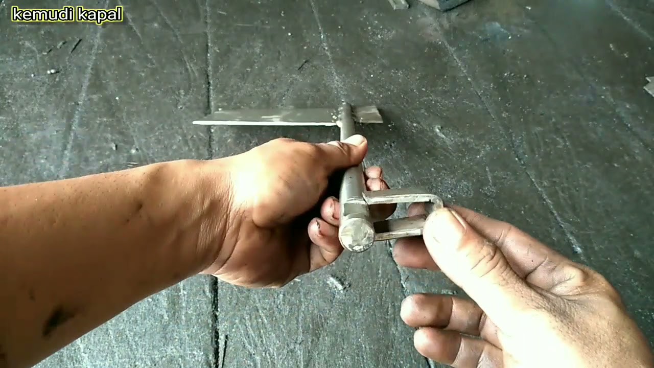 bikin daun kemudi kapal stainlis, untuk balapan mesin dongfeng