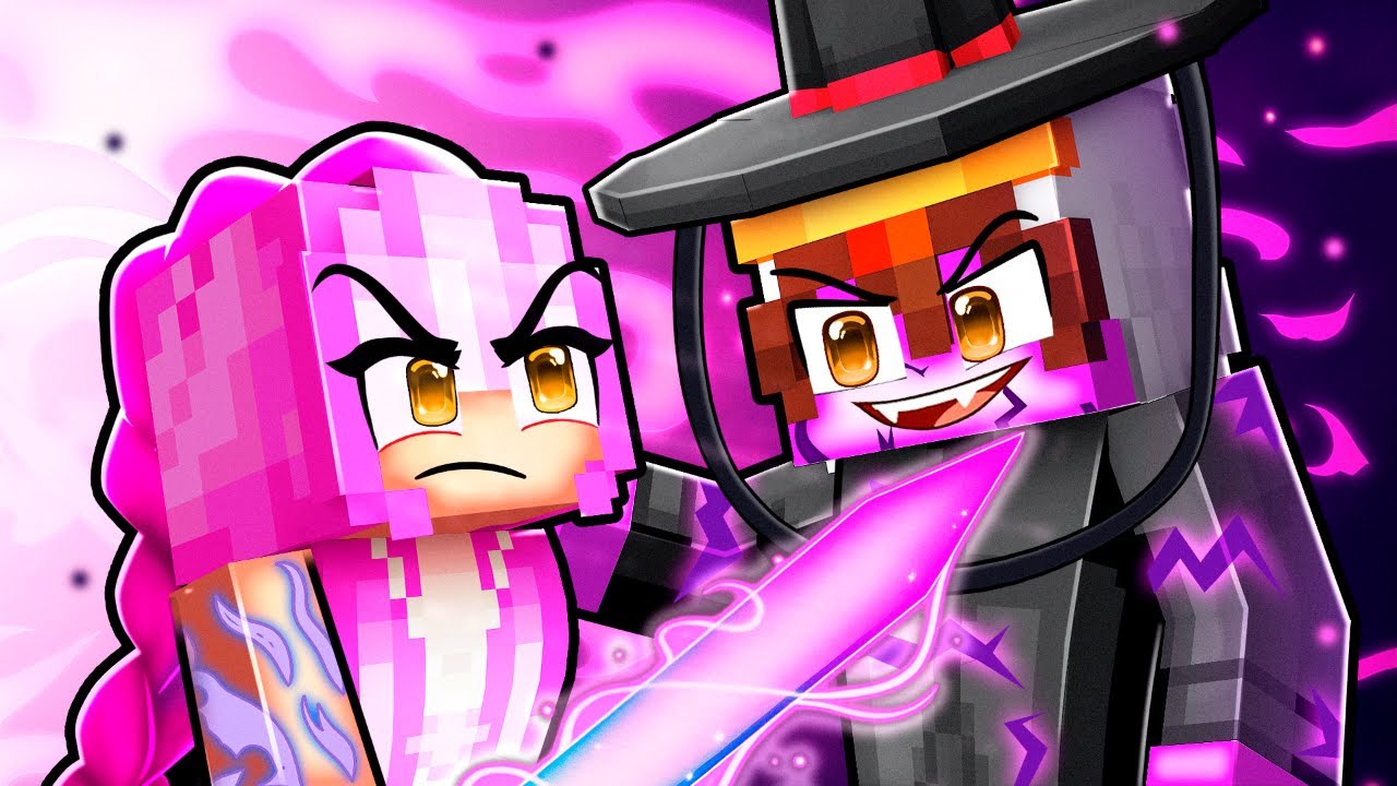 Un AMOUR INTERDIT entre HUNTRIX et SAJA BOY sur Minecraft !