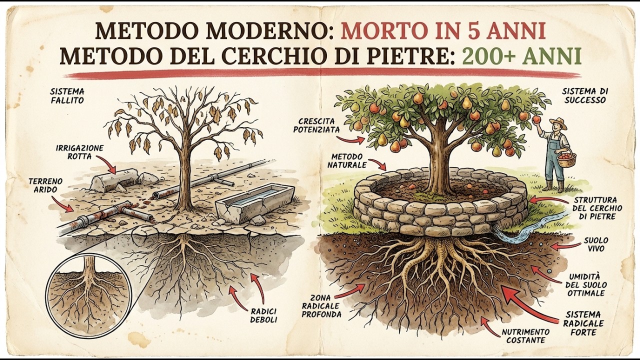 60 anni, zero irrigazione! L&rsquo;unico metodo romano che cambia tutto