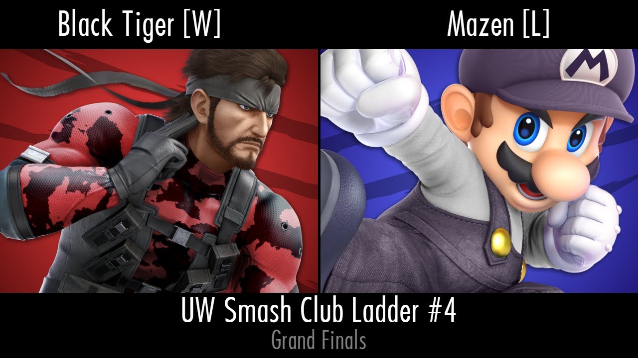 Black Tiger [W] (Snake) vs. Mazen [L] (Mario) - UW Smash Club Ladder 4 Grand Finals