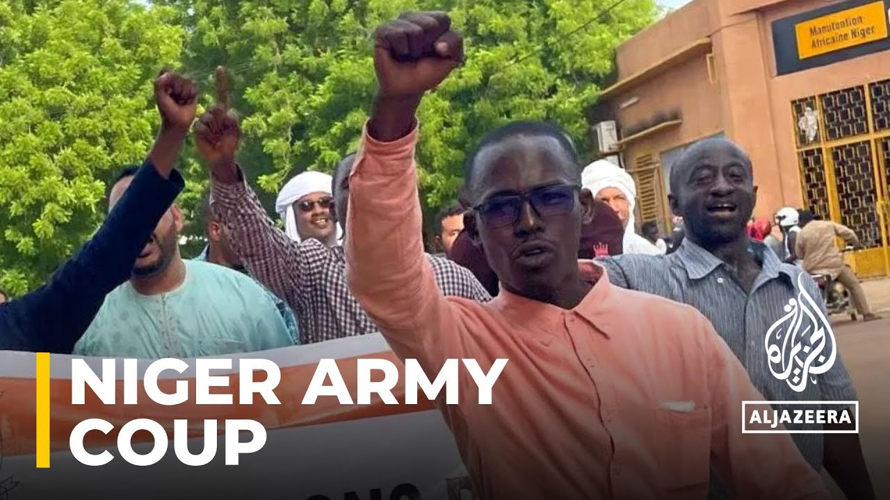 Niger coup: Military declares support for gov't overthrow