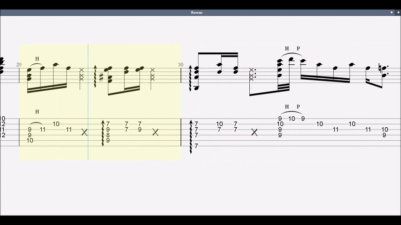 Official髭男dism. Rowan  guitar tab