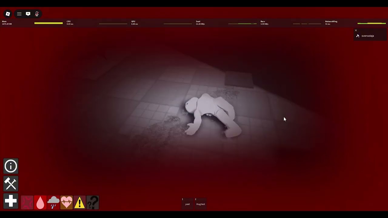 Roblox scav prototype - vitals and injuries
