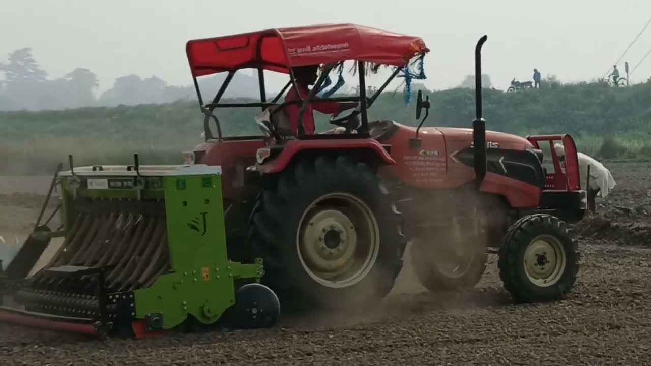 SOLIS 5015 with Jagatjit Super Seeder