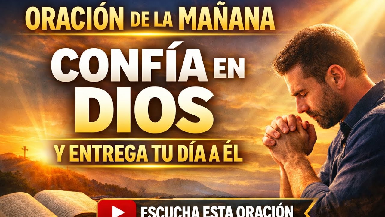 ORACIÓN DE LA MAÑANA 🙏 Confía en Dios y Deja que Él Guíe tu Día