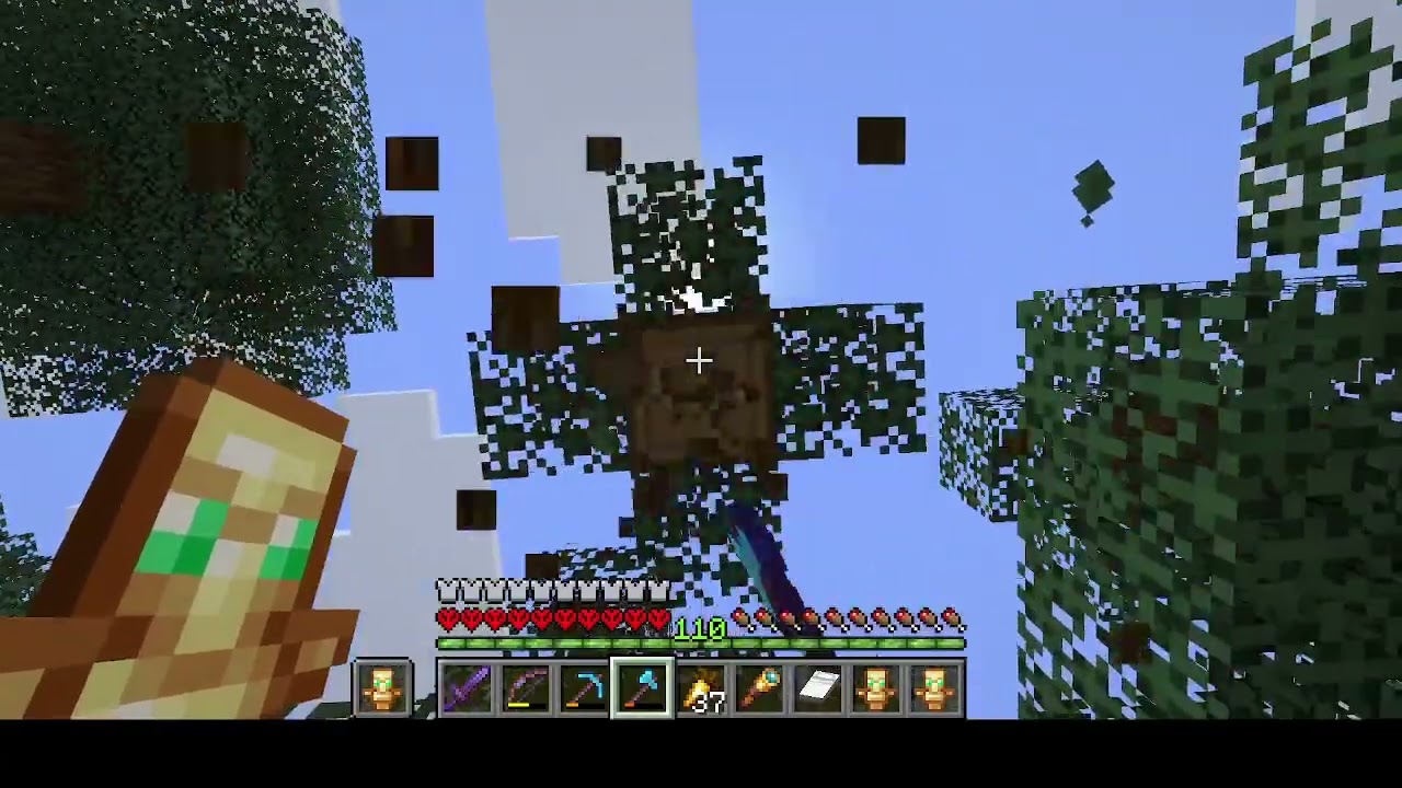 Minecraft Hardcore 1.21.11 Gameplay Link attacks a pillager outpost in the taiga forest