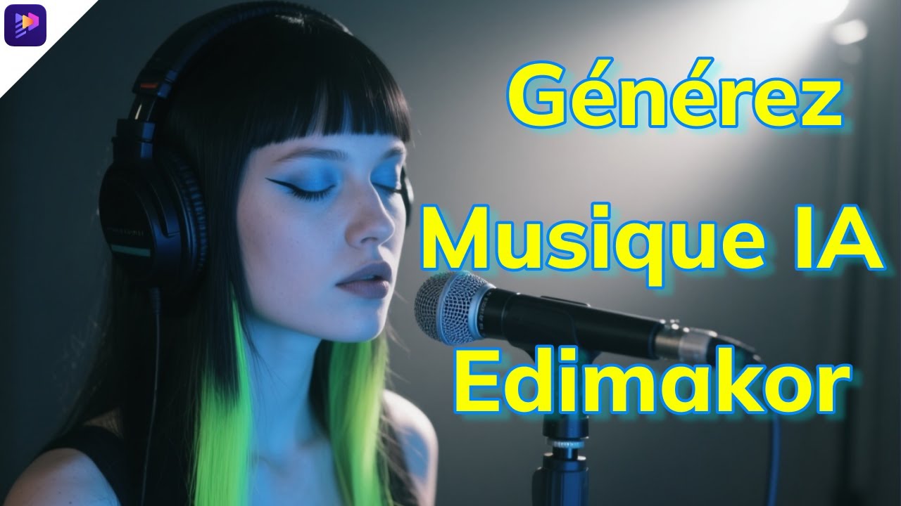 Edimakor Générateur de Musique IA Gratuit! Créer une chanson de A à Z Illimité et Libre de Droit