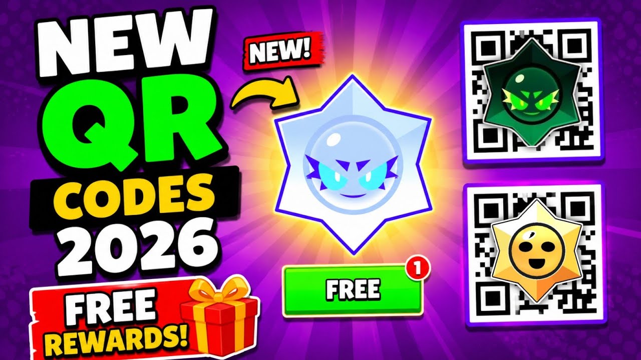 🔥 NEW CHAOS DROP QR CODES in BRAWL STARS 😱 FREE LEGENDARY REWARDS 🎁 WORKING QR CODES 2026 🔥