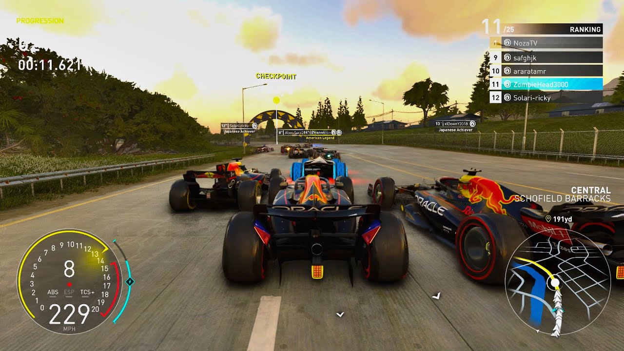 Cursed Alpha GP Starts In The Crew Motorfest Grand Races..
