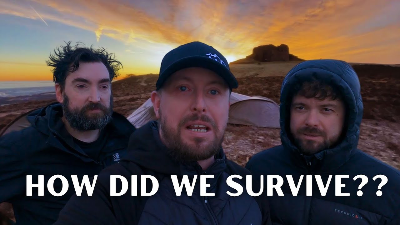 FREEZING MINUS 4 WILD CAMP ON MOEL FAMAU IN WALES #WALES #WILDCAMPING #FREEZING #MOELFAMAU