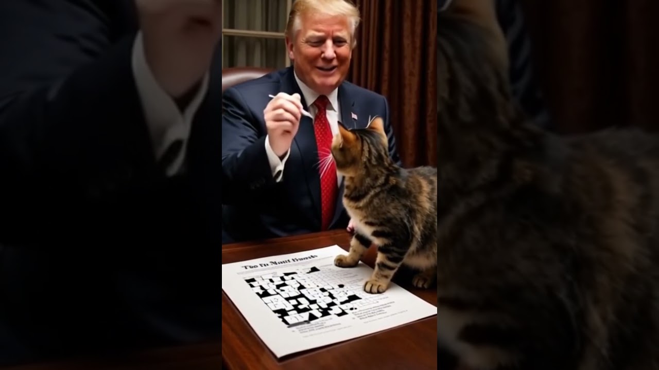 NYT Mini Crossword Today: Donald Trump and His Cat Solve the Puzzle