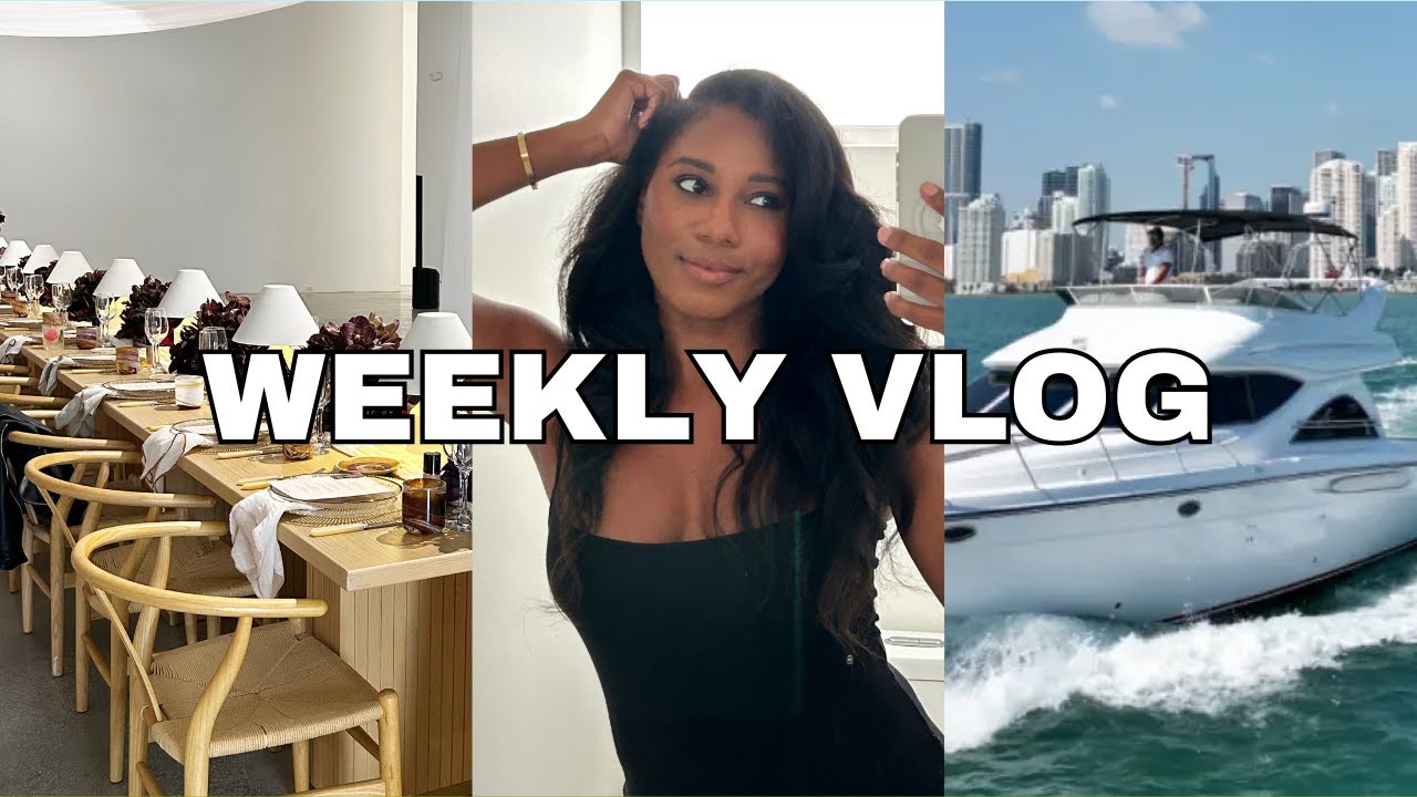 🌴WEEKLY MIAMI VLOG! New Hair,  Fall Fashion Haul & New Friends 🌴 MONROE STEELE