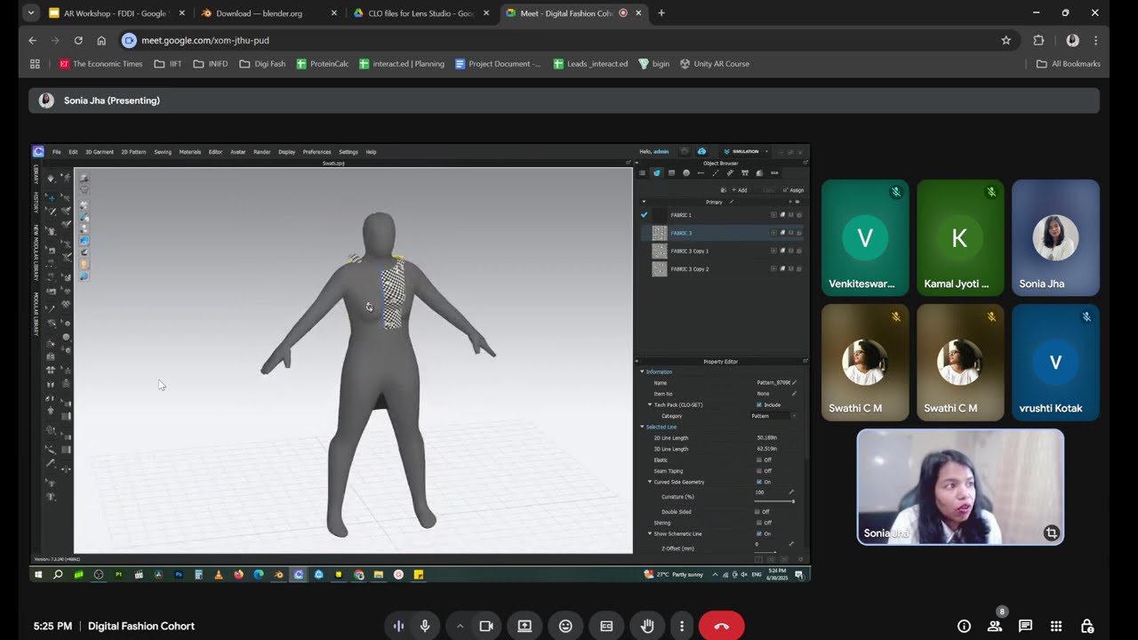 Lens Studio - CLO3D to AR Filter Part 1 | For Form Fitted Garments