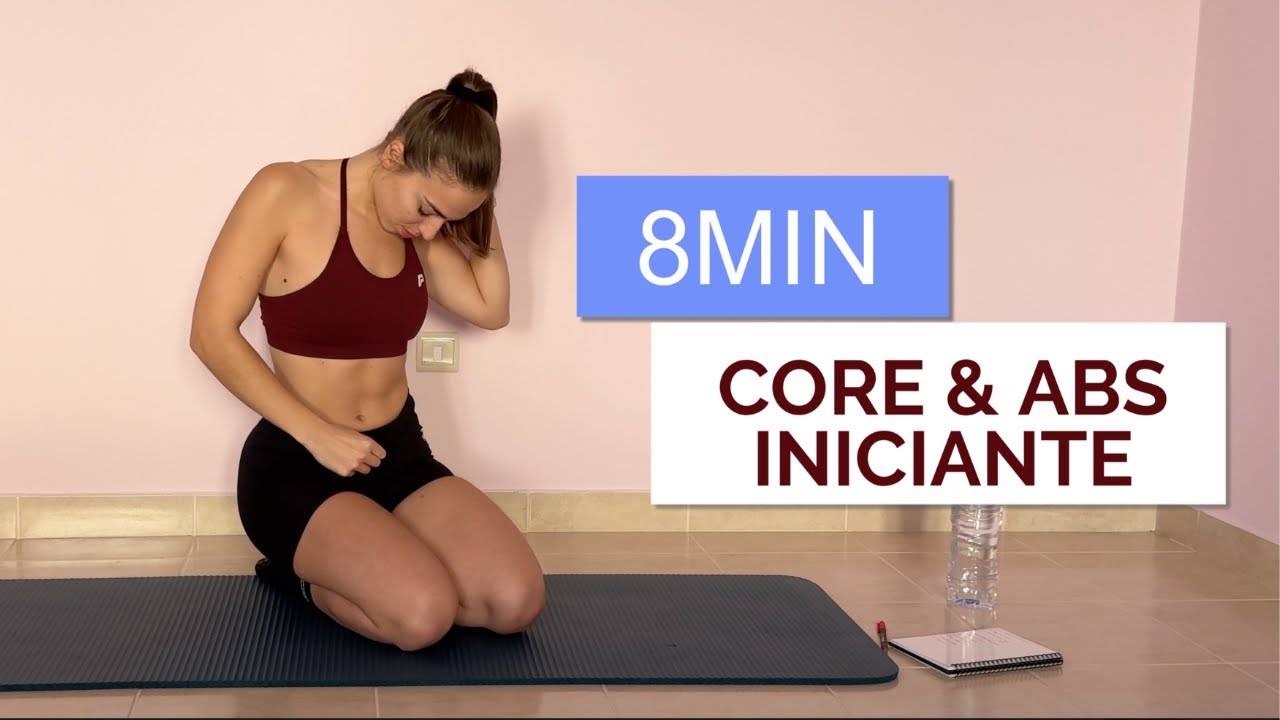 DIA 2: 8 Min Core & Abs Iniciante em Casa | Sem Equipamento