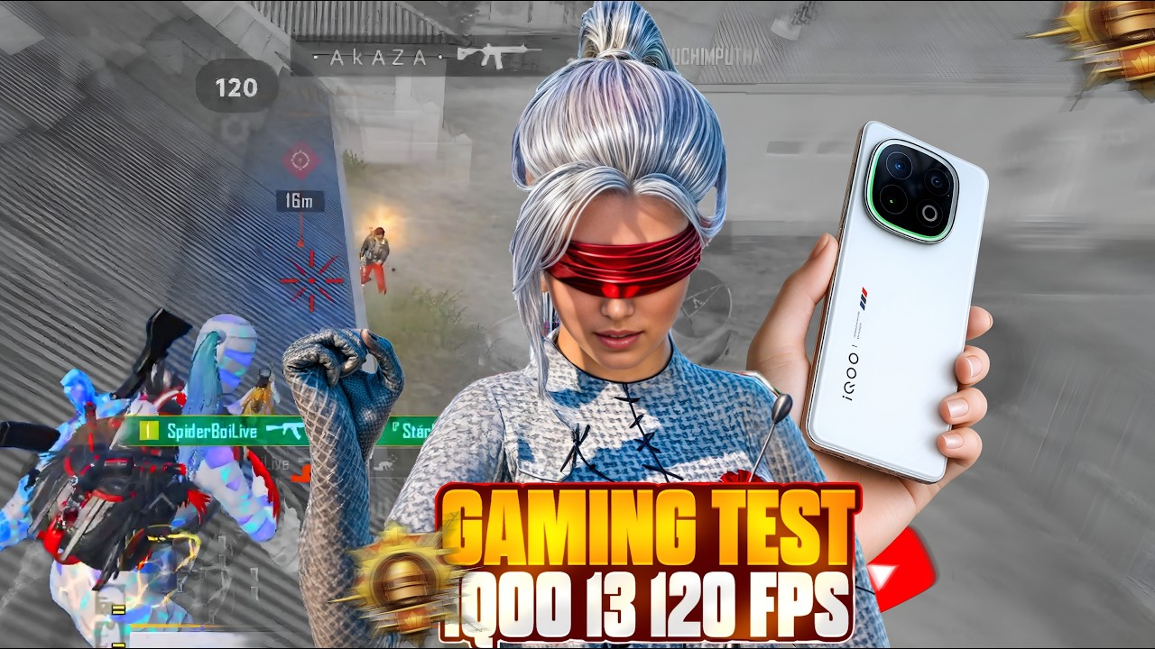 IQOO 13 5G BGMI 120 FPS TEST WITH FPS METER + After 19 months | SPIDERBOI GAMING