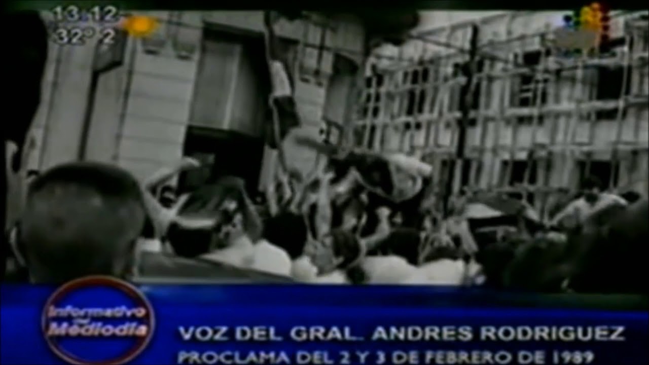 [HISTORICO 03/02/1989] PROCLAMA DEL GRAL. ANDRES RODRIGUEZ