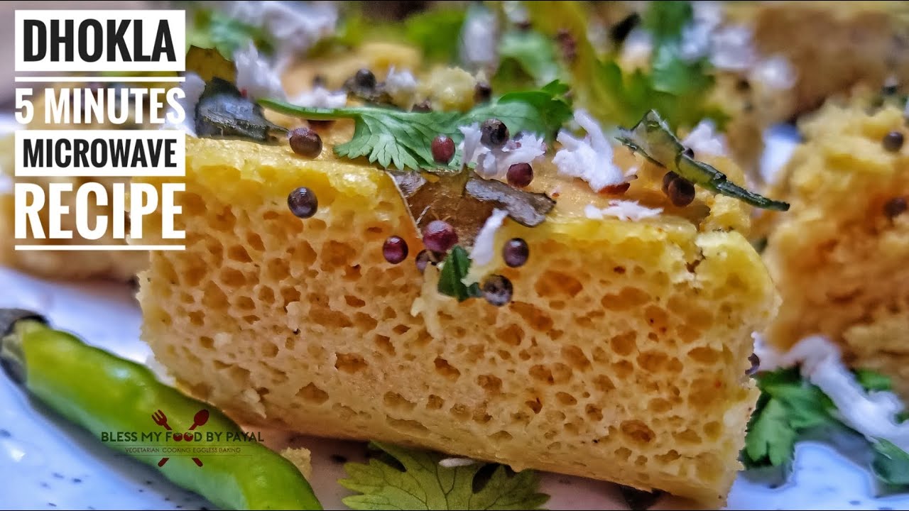 Dhokla recipe in microwave without ENO