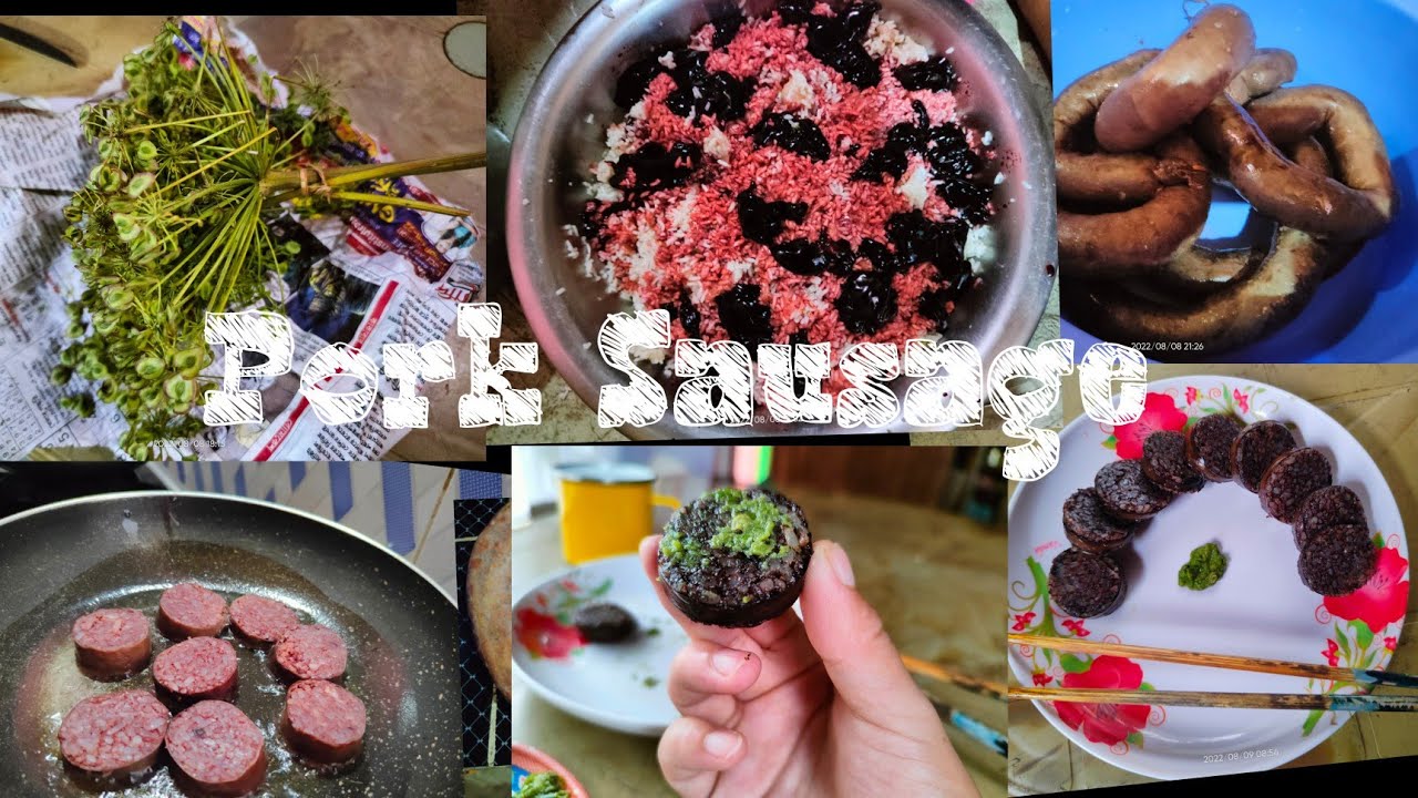 Sungur ko Kurgang/Pork Sausage / Home made / Recipe / Nepali Kitchen