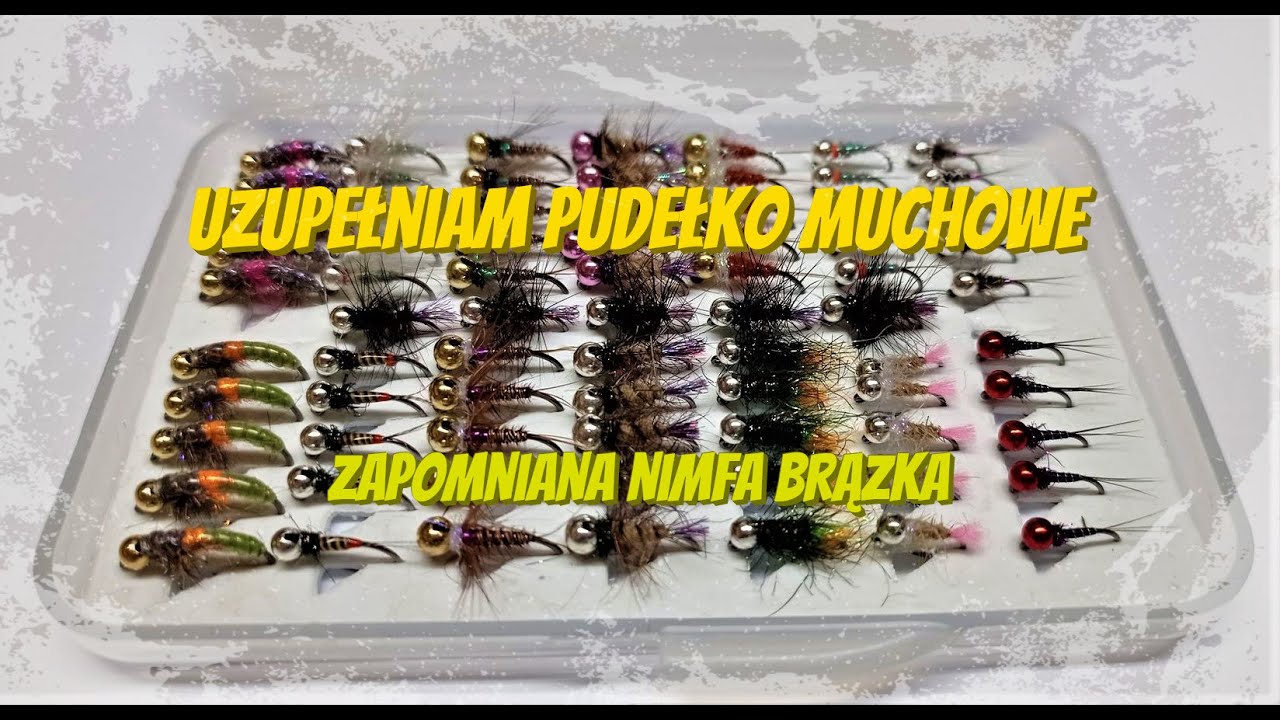Uzupełniam pudełko muchowe  Jak wykonać nimfę brązkę z miedzianym koralikiem