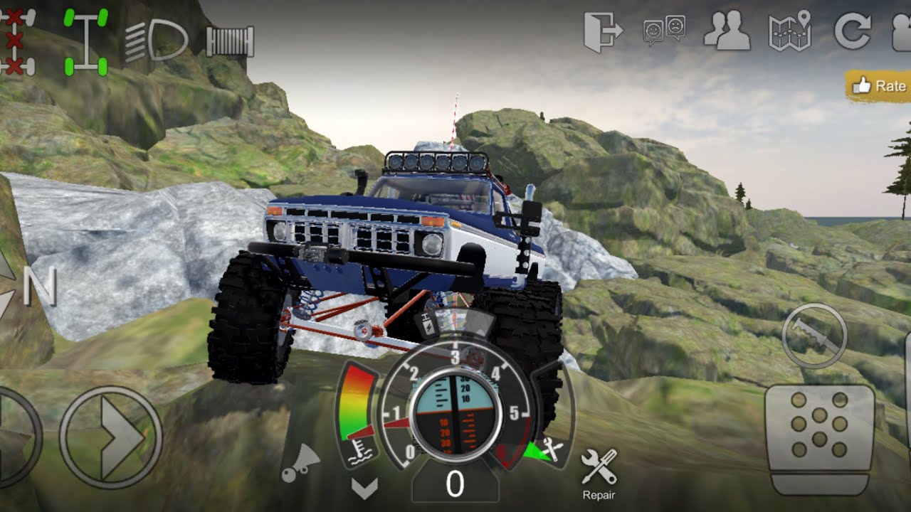 Off road trail no match for truck 