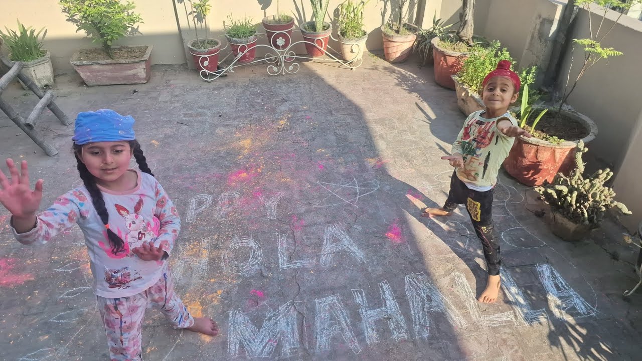 Kids Holi Celebration 2026 # kidsholi #holicelebration 