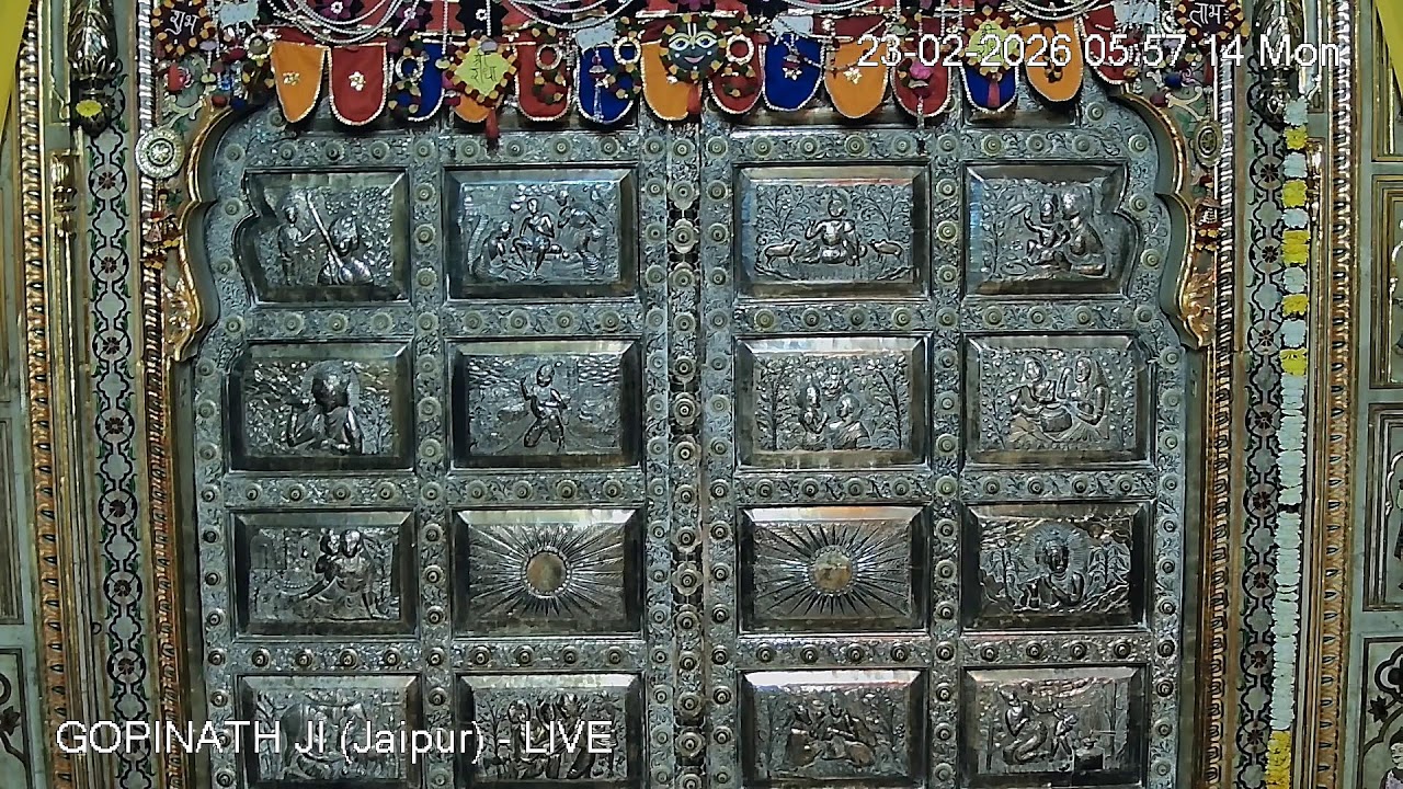 GOPINATH JI MANDIR (Jaipur) - LIVE DARSHAN (23rd February 2026)