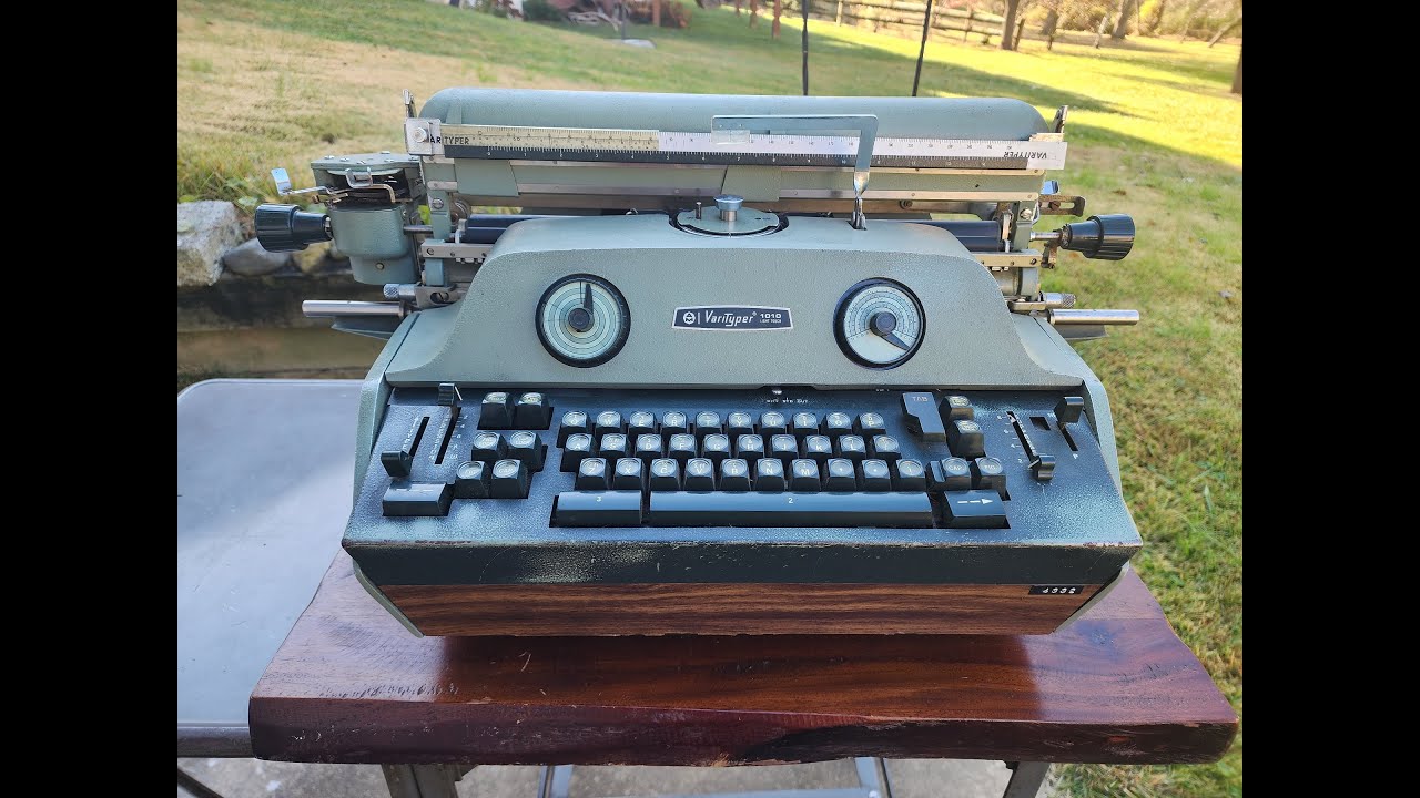 VariTyper Model 1010 Composing Typewriter _ 1