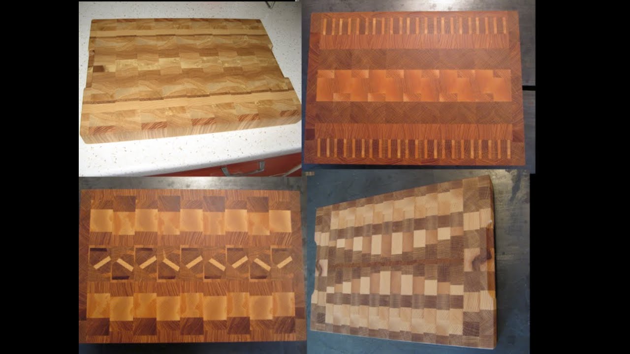 End Grain Cutting Board,  deska do krojenia,  blok kuchenny DIY