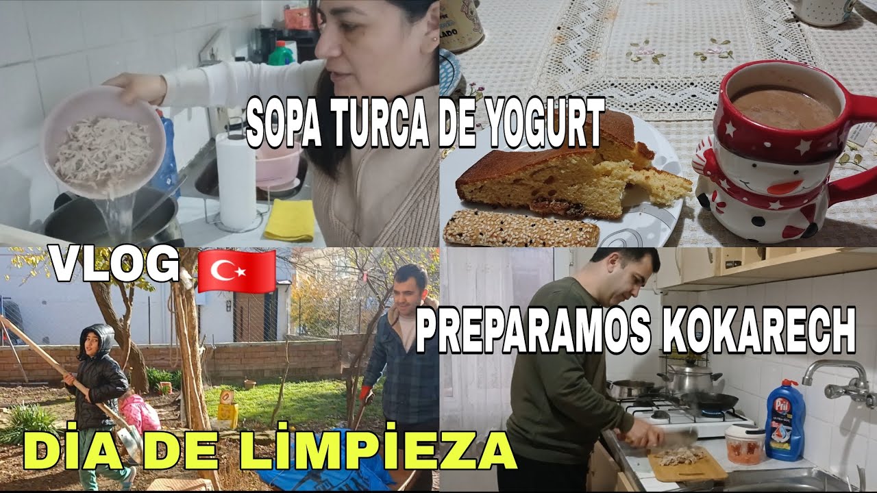SOPA TURCA / DİA DE LİMPİEZA/ PREPARAMOS KOKOREÇ 🇹🇷🇵🇪