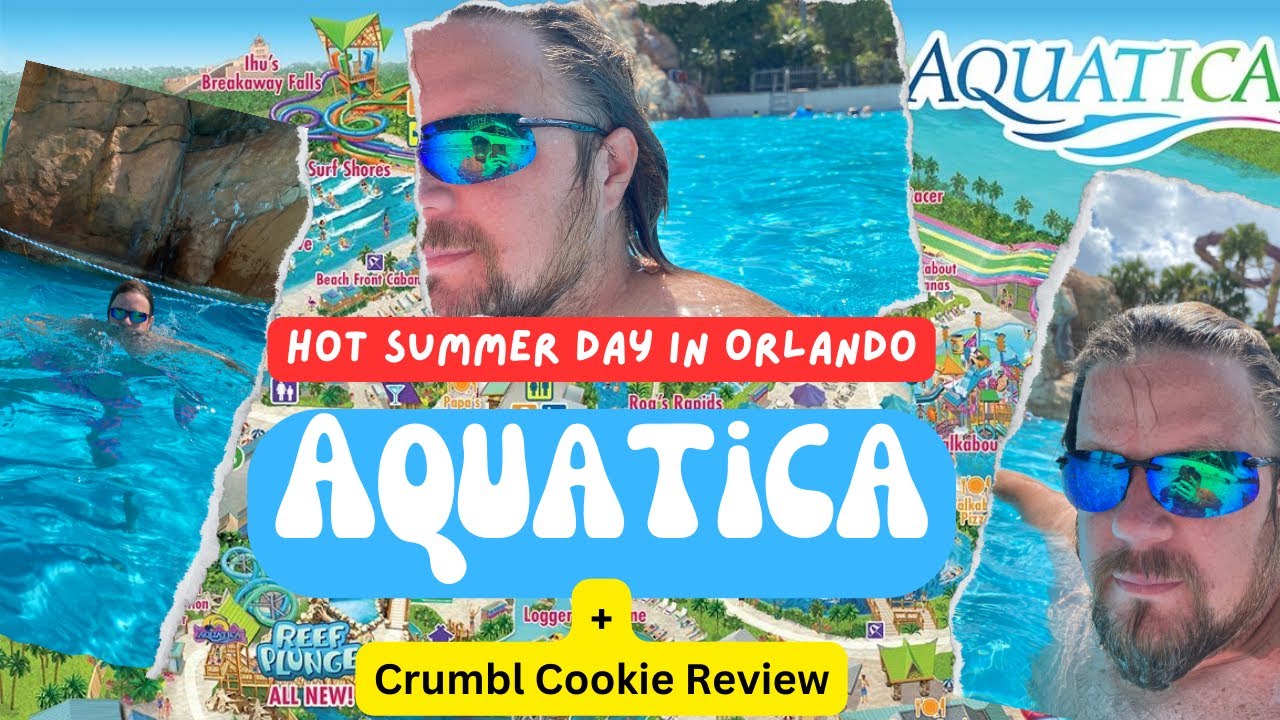 Sea World's Aquatica Water Park | Wave Pools, Lazy River & Rapid River Fun | Crumbl Cookie Review! |