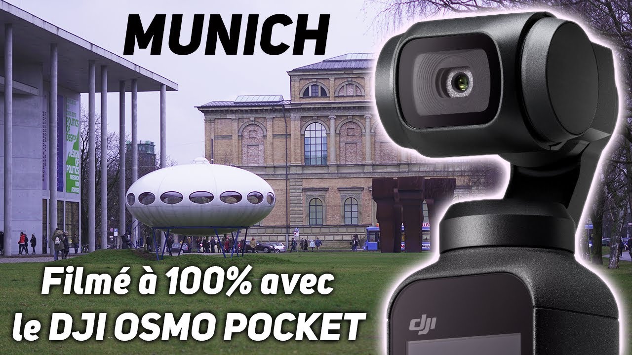 100% DJI OSMO POCKET - MON NOUVEL AN A MUNICH - TEST DE NUIT ET DE JOUR
