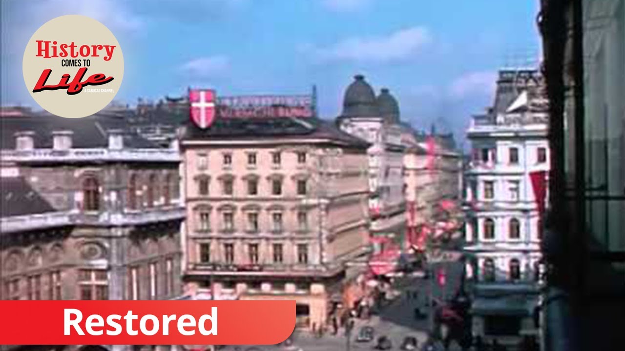 Europe in March Before the Beginning of WWII, Color Home Movies, 1939