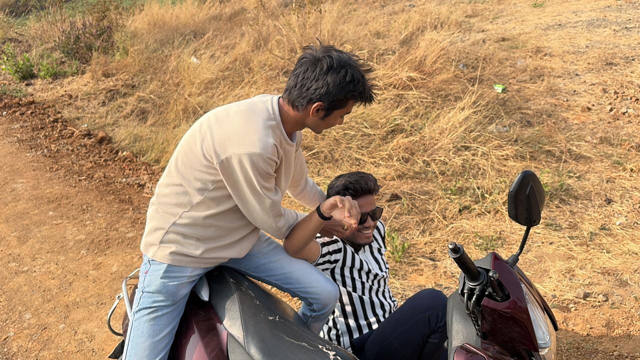 Again accident!? | Tikona trek ft. boyz