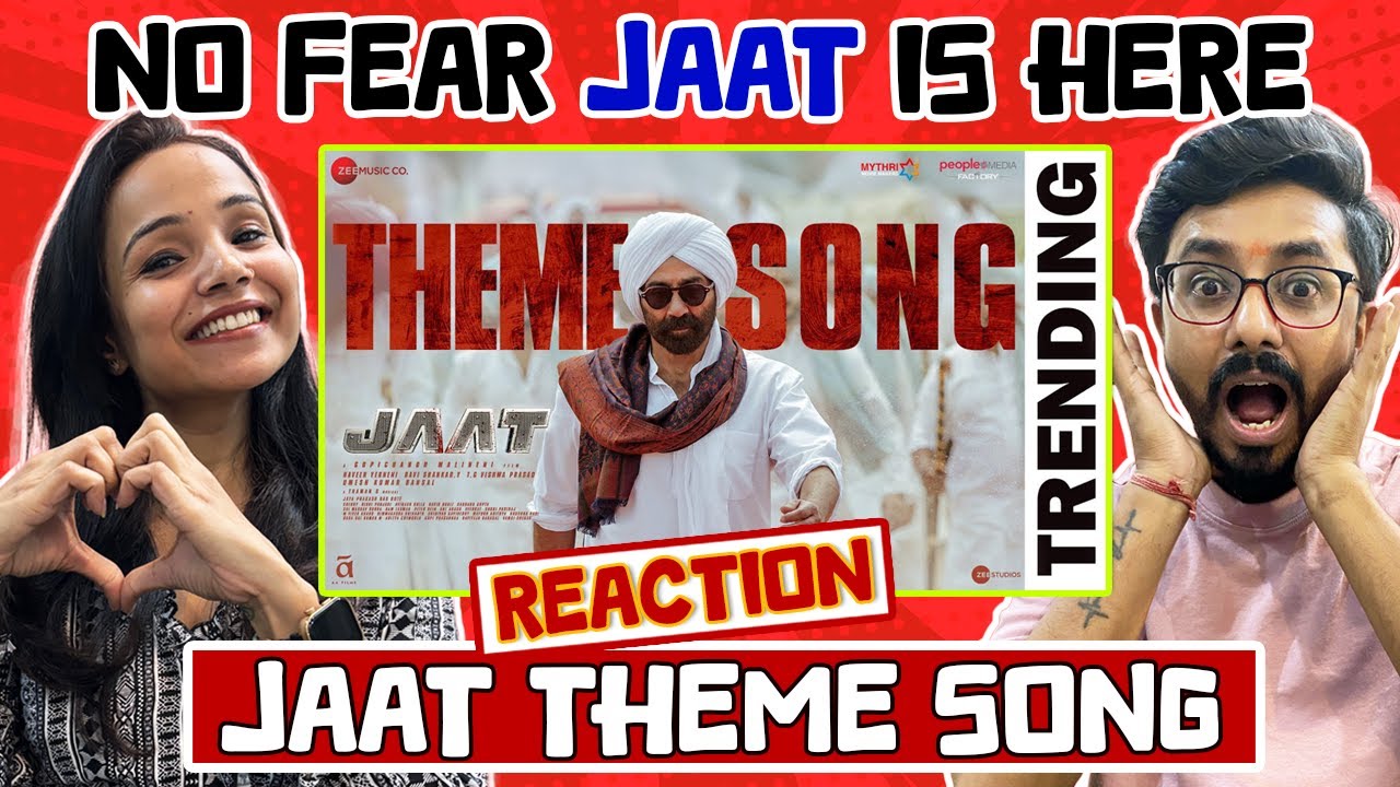 JAAT  Theme Song Reaction | Sunny Deol | Thaman S | Amrit Maan
