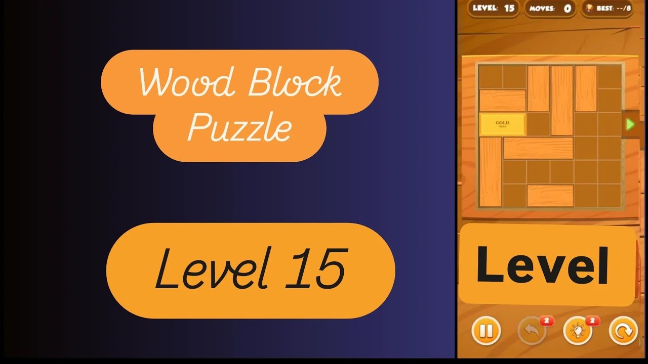 Wood Block Puzzle Gameplay - Beginner Level 15