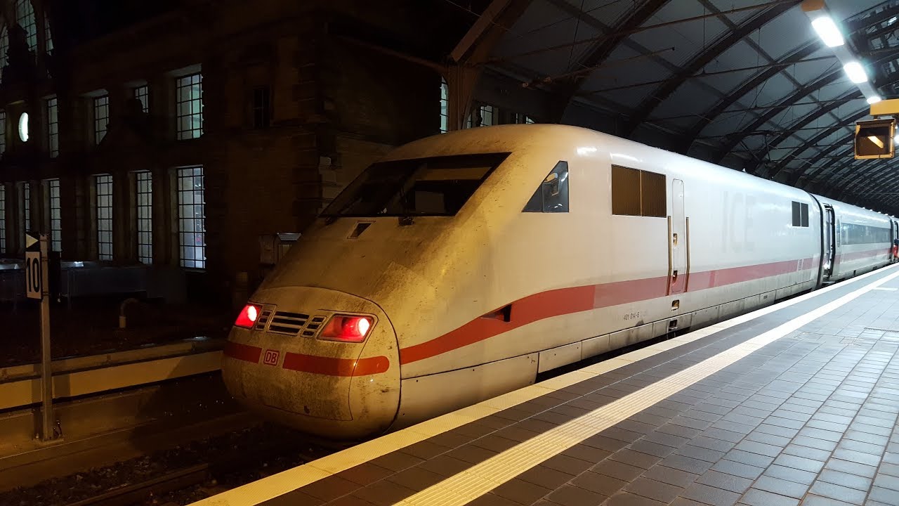 ! Alle 1. Fernzug(ICE 1 Umleitung) in wieder ge&ouml;ffneten Westseite halle(saale)hbf:ICE709 M&uuml;nchen