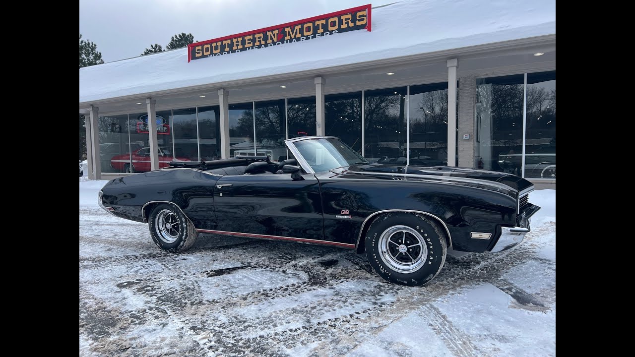 1972 Buick GS Stage 1 Convertible $75,900.00