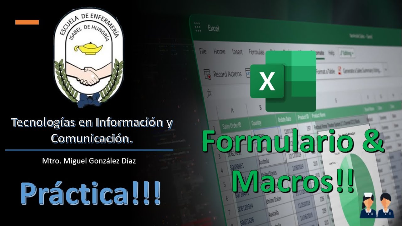 Formulario y Macros en Excel