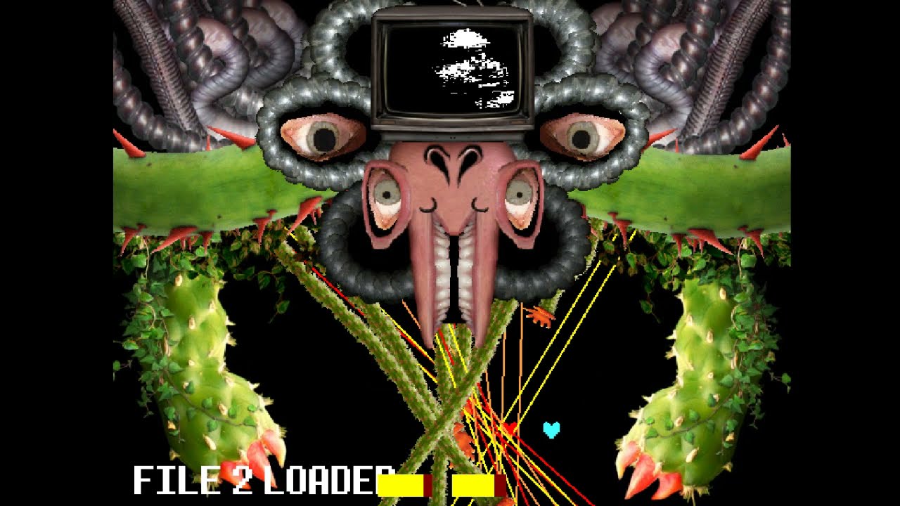Undertale Together ||what it looks like when 2 souls fight omega flowey