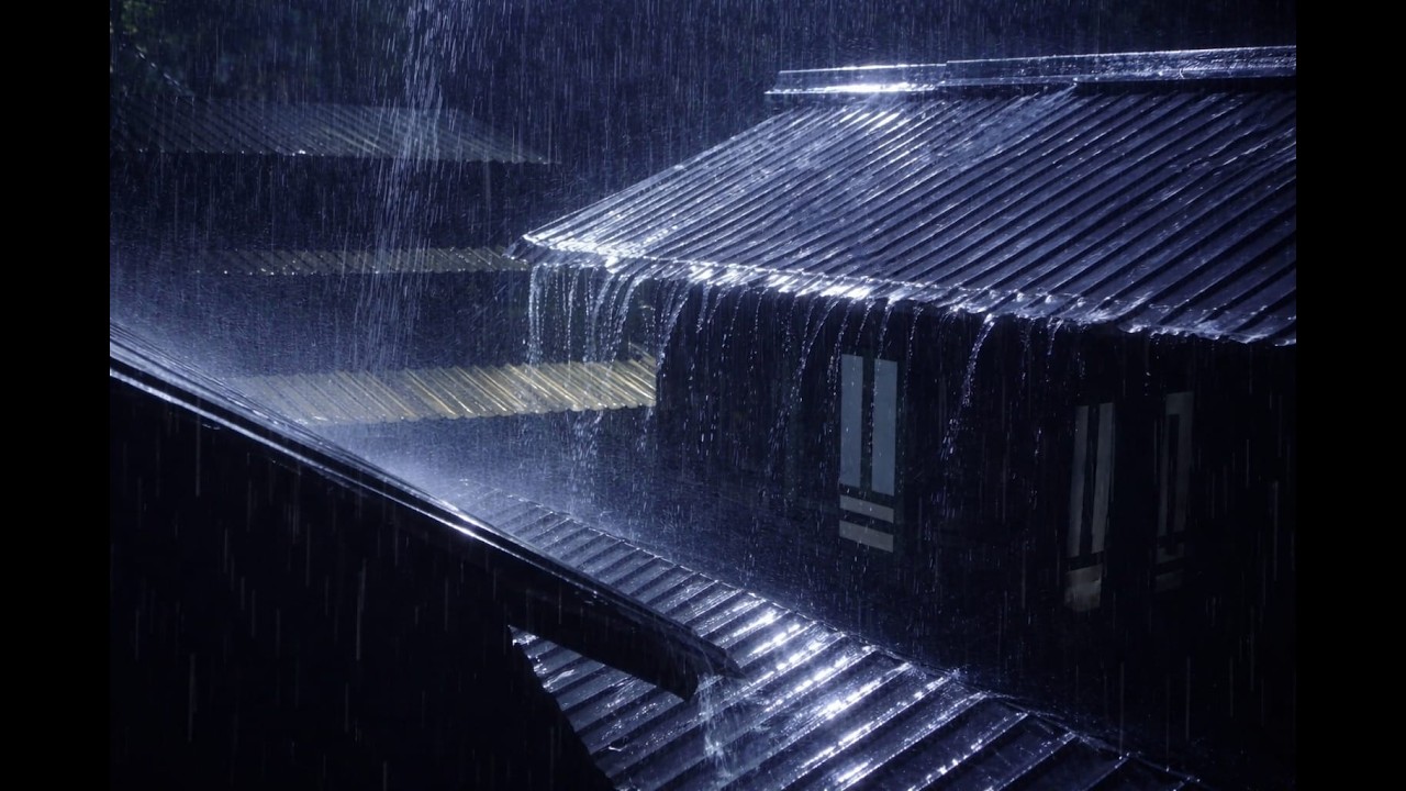 Deep Sleep Heavy Rain on Metal Roof 🌧️ Sleep Instantly & Beat Insomnia Tonight